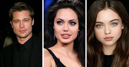 Искусственный интеллект показывает, как бы выглядели дети знаменитостей (15 новых фото)