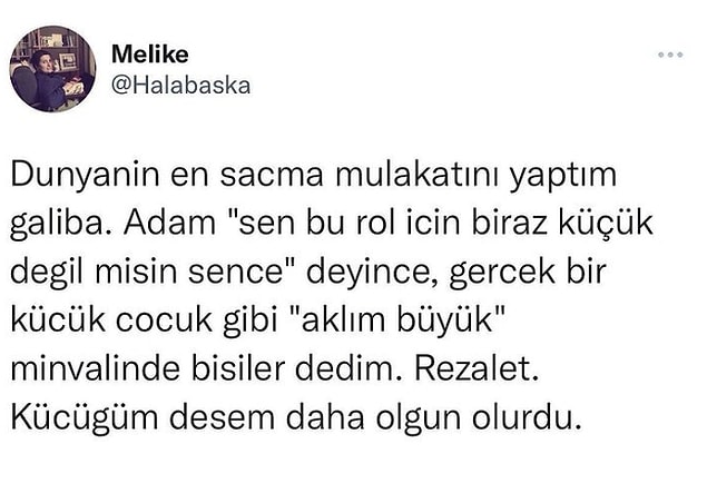 16. "Akıl yaşta değil baştadır ;)" denmeliydi.
