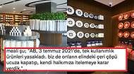 Biz Gideriz Tersine! Tek Kullanımlık Plastik Ürünleri Satan Dükkandan Övgü İle Bahseden Paylaşıma Tepki Yağdı