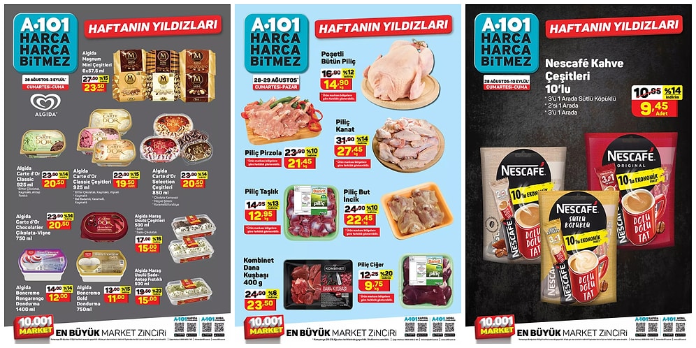 28 Ağustos 2021 A101 Haftanın Yıldızları Kataloğu