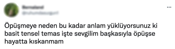 Twitter'da bir kullanıcı ilişkilerle alakalı toplumsal 'normların' dışında bir yorumda bulunca,