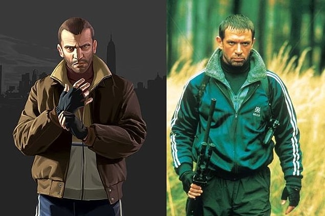 1. Niko Bellic - Vladimir Mashkov