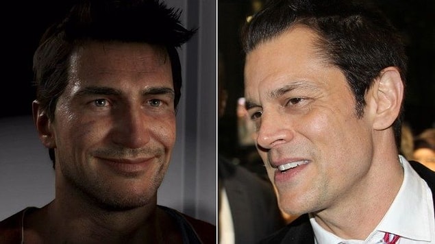 6. Nathan Drake - Johnny Knoxville