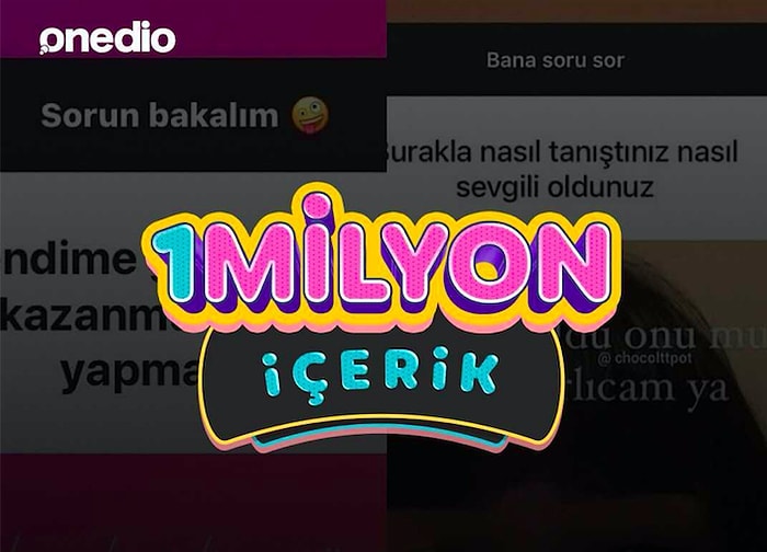 Milyonların Sevgilisi, Milyonların İçerik Hazinesi Onedio'da Kaydedilen İçerik Sayısı 1 Milyona Ulaştı!