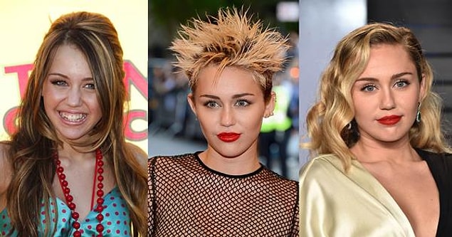 2. Ünlü şarkıcı Billy Ray Cyrus'ın kızı olan ve ergenliğinde dünyaca ünlü bir isim haline geldiği için içinden geleni yapamayan Miley Cyrus, reşit olduktan sonra çılgın bir tarza bürünmüştü.