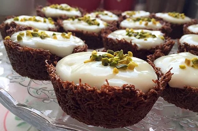 6. Çıtır Kadayıf Kaseleri Tarifi: