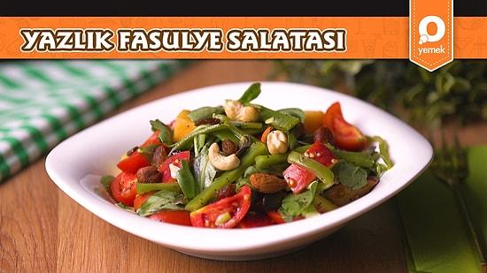 Sofraların Olmazsa Olmazı Salataya Kendi Yorumumuzu Kattık! Yazlık Fasulye Salatası Nasıl Yapılır?