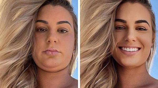 Это одно и то же фото, но снимок справа был отредактирован.