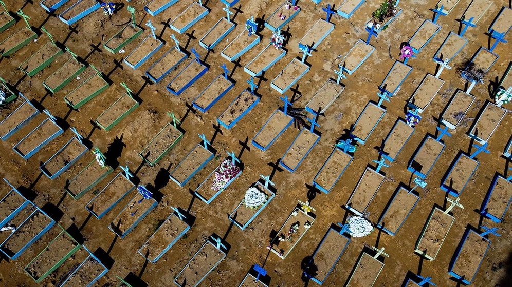 Brezilya'da Koronavirüs Nedeniyle Ölenlerin Sayısı 580 Bini Aştı