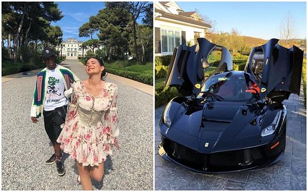 14. Travis Scott biricik sevgilisi Kylie Jenner, Stormi'yi dünyaya getirdiği zaman 1.4 milyon dolar değerinde bir Ferrari La Ferrari almıştı.