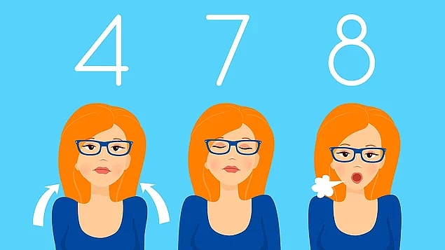 4-7-8 huzursuzluk duygusuna ve uyku sorununa iyi gelen egzersiz!