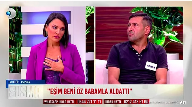 Geçtiğimiz hafta Kanal D'de yayınlanan "Ece Üner ile Susma" isimli programda herkesin şaşkınlıkla izlediği bir iddia gündeme gelmişti. Sosyal medyada da epey konuşulmuştu.