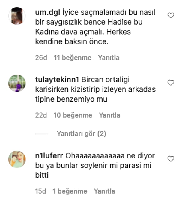 Ve ardından gelen tepkiler: