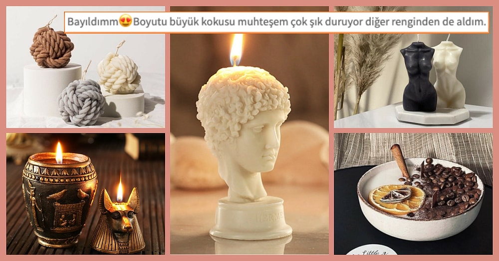 Evinizi Mis Gibi Kokutacak Birbirinden Güzel 12 Dekoratif Mum