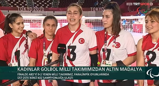 Olimpiyat Şampiyonu Olan Kadın Golbol Milli Takımımız: 'Altın Madalyayı Atamıza Armağan Ediyoruz'