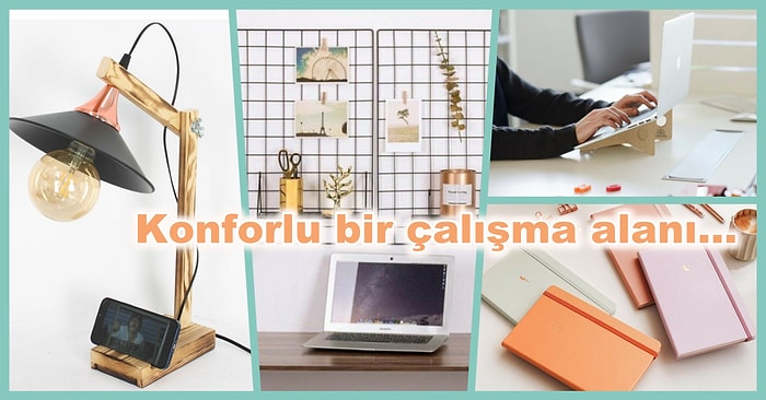 Çalışma Masanızı Düzenliyoruz! Şık ve Kullanışlı 12 Ofis Ürünü