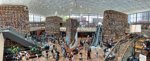 20. Güney Kore, Seoul'daki şu kütüphaneye bir bakın.