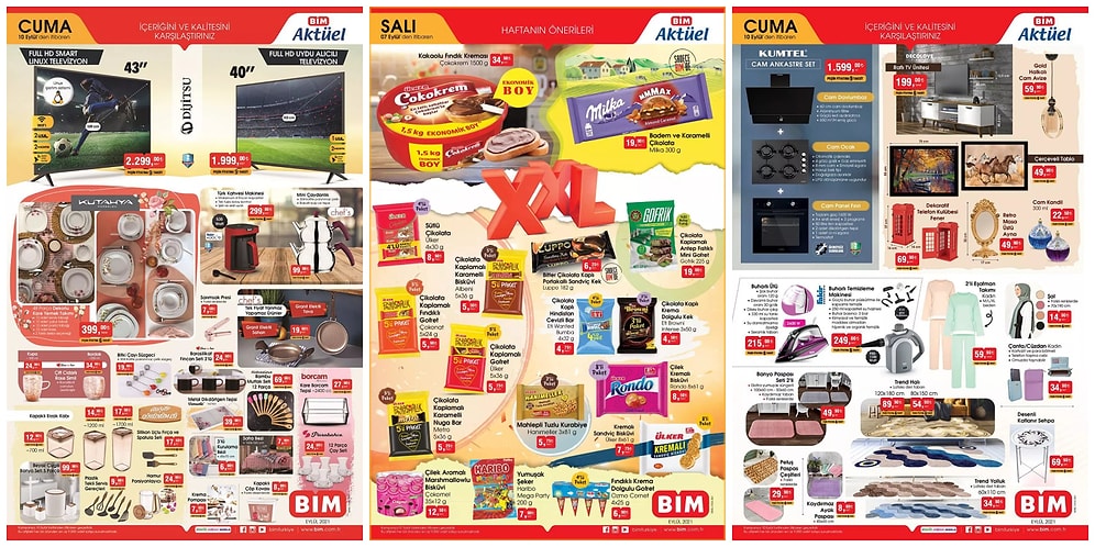 7 - 10 Eylül BİM Aktüel İndirim Kataloğu