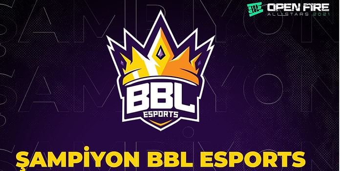 ESA Open Fire All Stars'ta BBL Esports, Mutlu Sona Ulaşmayı Başardı