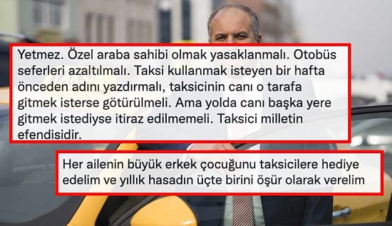 İstanbul Taksi Problemine Zamla Çözüm Sunan Taksiciler Esnaf Odası Başkanı Aksu'ya Tepkiler Gecikmedi