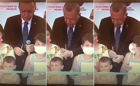 Kurdeleyi Erken Kesen Çocuğa Cumhurbaşkanı Erdoğan’ın Tepkisi