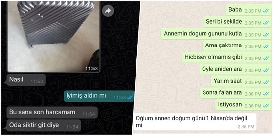 Gölgesi Yeter! Babasıyla WhatsApp Konuşmalarını Paylaşan Kişilerin Birbirinden Komik Anıları