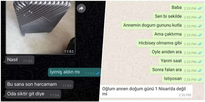 Gölgesi Yeter! Babasıyla WhatsApp Konuşmalarını Paylaşan Kişilerin Birbirinden Komik Anıları