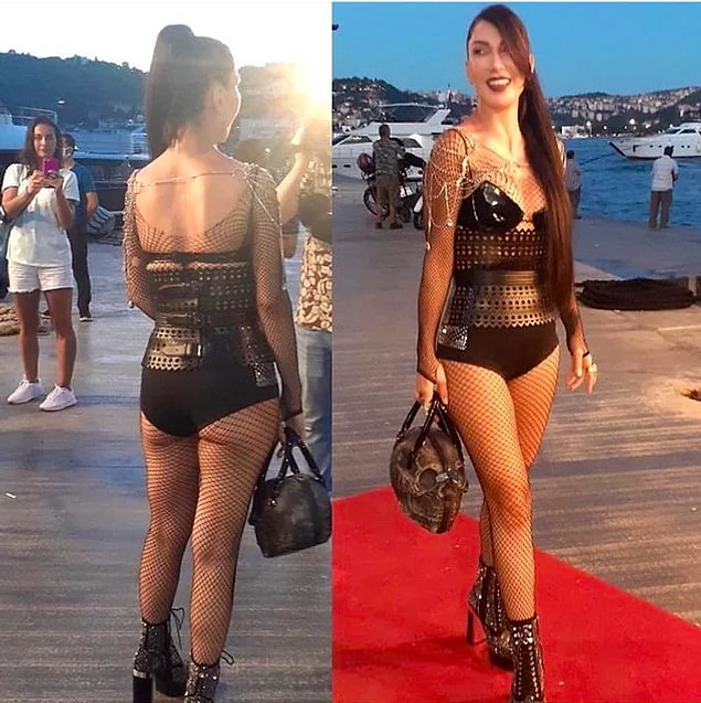 Ünlü şarkıcı bu açıklamasının ardından sözünü tutmuş ve katıldığı ödül töreninde bu kıyafetiyle yine çok konuşulmuştu.