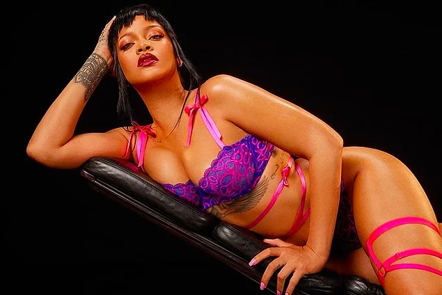 6. Kendisinden yeni şarkı beklerken ısrarla yeni iç çamaşırı koleksiyonu çıkaran Rihanna, yine hepimizi mahvetti...