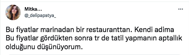 Bu arkadaşımız Yunanistan'daki bir işletmenin menüsünü paylaştı sosyal medya hesabından.