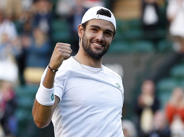3. Wimbledon finalisti Matteo Berrettini 🥈