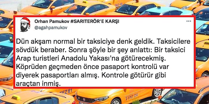 Anadolu Yakası'na Giden Arap Turistleri Şeytanın Bile Aklına Gelmeyecek Bir Yöntemle Dolandıran Taksici