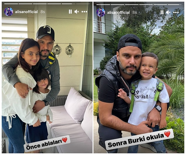 7. Geçtiğimiz aylarda koronavirüsten dolayı abisi Selçuk Tektaş'ı kaybeden Alişan, yeğenleriyle ve oğluyla okul paylaşımı yaptı!