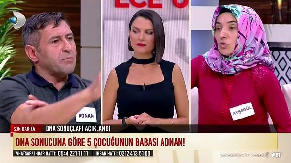 Bu gelişmenin ardından da Ayşegül, Adnan'ın şiddet uygulayarak zorla miras nedeniyle 2 çocuğunun babasından olduğunu söylettiğini iddia etti.