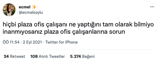 2. Doğru mu plaza çalışanları?