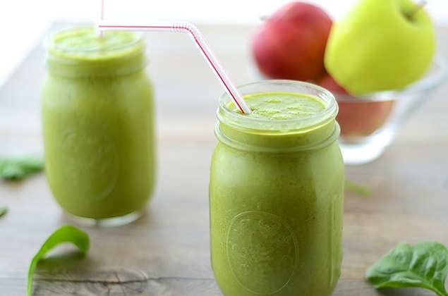 4. Elmalı smoothie