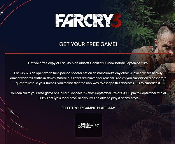 Far Cry 3 nasıl ücretsiz alınır?