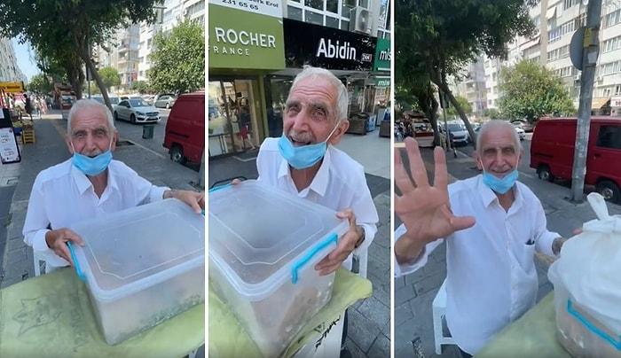 Eşinin Evde Yaptığı Pişileri Sokakta Satan ve Geçimini Bu Şekilde Sağlayan 77 Yaşındaki Muammer Amca