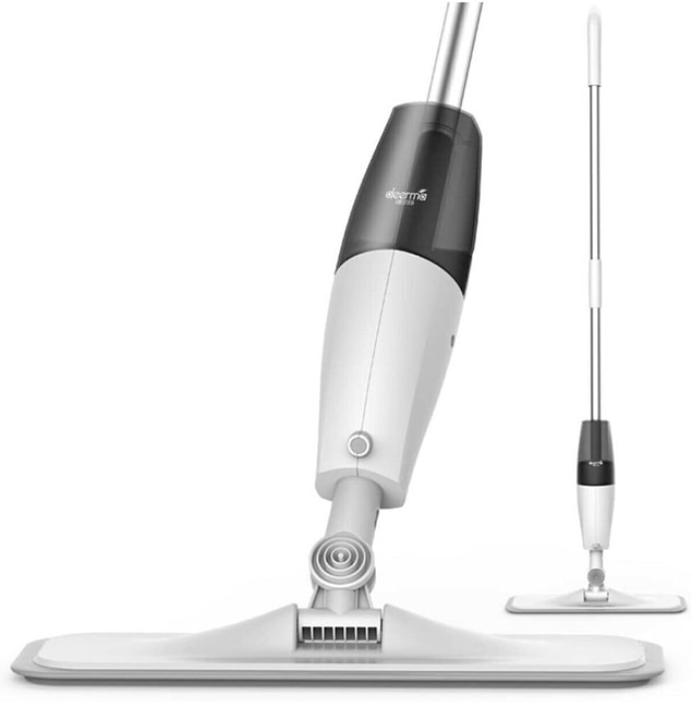 1. Hayallerinizi süsleyen Xiaomi Deerma 360 derece dönen su püskürtmeli sprey paspas!😍