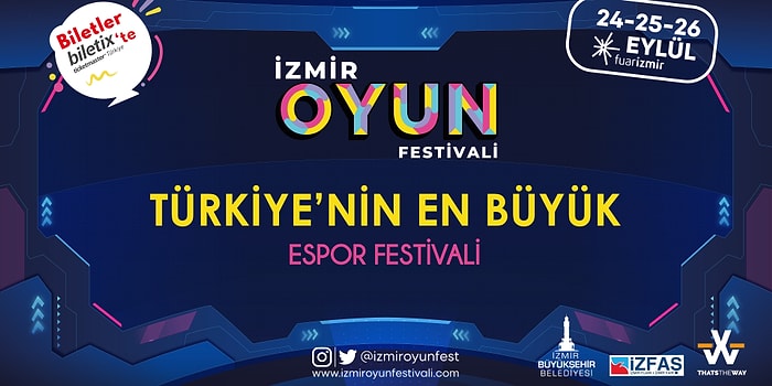 Türkiye'nin En Büyük Oyun Festivali İzmir'de Olacak!