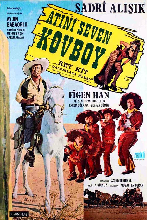2. "Red Kit" uyarlaması olan "Atını Seven Kovboy" da oldukça fantastik bir filmdi.