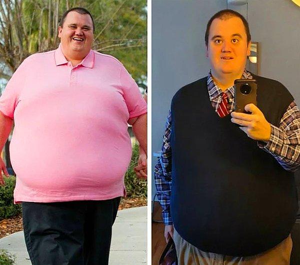 10. "2020'nin Ağustos ayında 240 kiloydum, bu senenin Haziran ayı itibariyle 148 kiloya düştüm!"