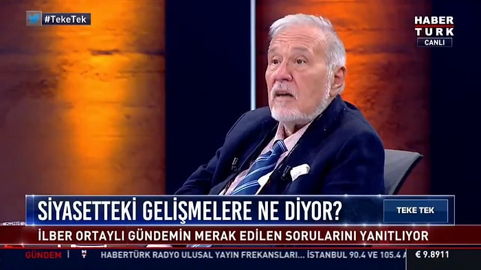 İlber Ortaylı: 'Mansur Yavaş Berbat Olan Başkentimizi Islah Ediyor, Heykeli Dikilecek Adam'