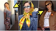 Podyumları Yıkıp Geçiren Ünlü Model Bella Hadid'in 2000'li Yıllardan Fırlayan Bi' Acayip Tarzı