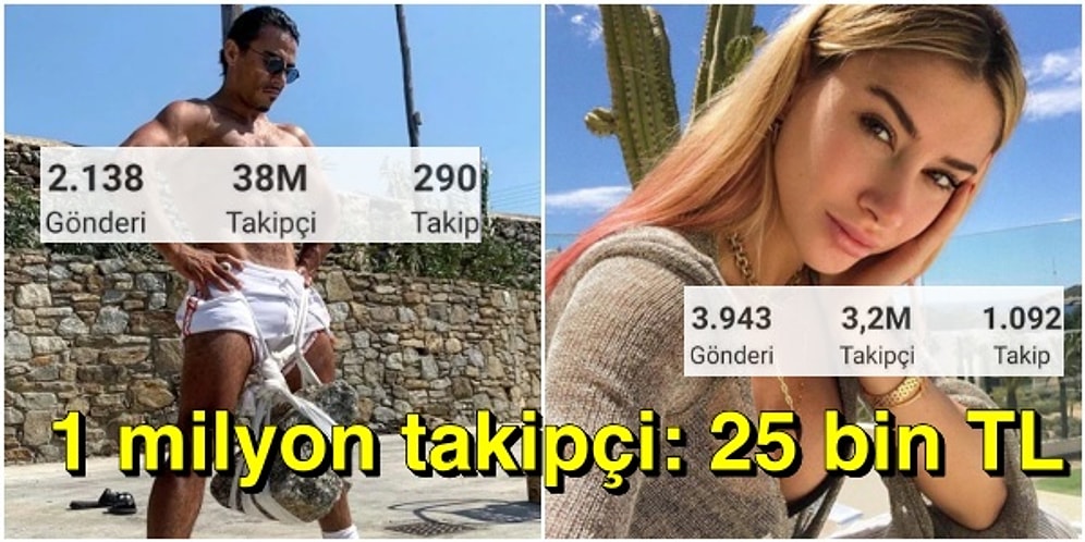Ünlülerin ve Fenomenlerin Instagram'da Takipçi Kasmak İçin Döktüğü Paralara İnanamayacaksınız