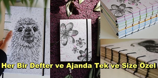 Tamamen Geri Dönüştürülmüş Malzemelerle Hazırlanan El Yapımı Defter ve Ajandalarıyla "Atelier Lazy"