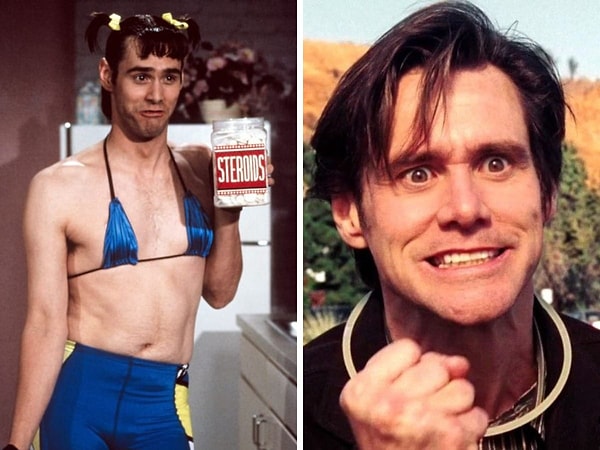 11. Джим Керри появлялся в 5 сезонах сериала "В ярких красках" в разных ролях, одна из которых — бодибилдерша Вера де Майло