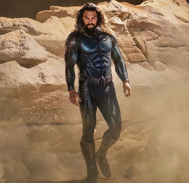 8. Aquaman and the Lost Kingdom’dan Jason Momoa’nın bir görseli yayınlandı.