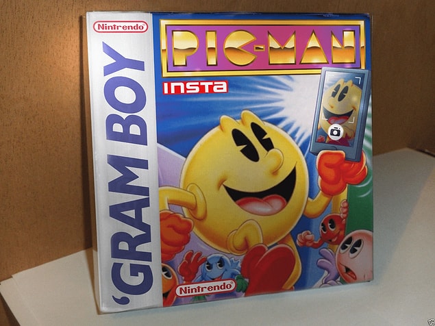 4. Pac-Man Instagram'ın yeni yüzü olmuş ve ortaya Pic-Man çıkmış.