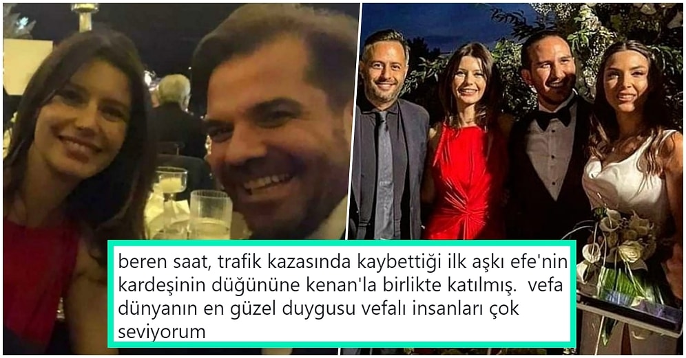Beren Saat'in Yıllar Önce Kaybettiği İlk Aşkı Efe'nin Kardeşinin Düğününde Eşi Kenan Doğulu Sahne Aldı